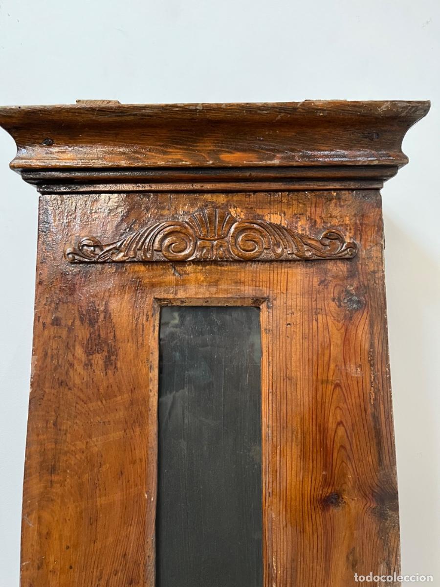 Antig&uuml;edades: Caja de reloj en madera para restaurar - Foto 8