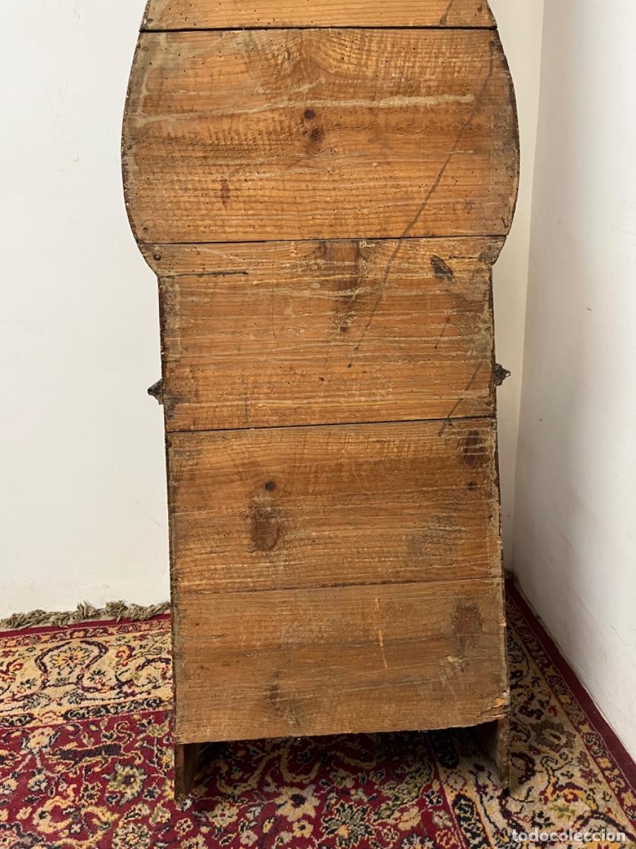Antig&uuml;edades: Caja de reloj en madera para restaurar - Foto 16