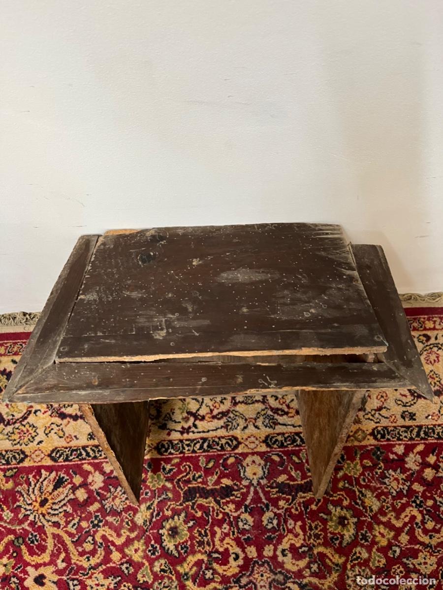 Antig&uuml;edades: Caja de reloj en madera para restaurar - Foto 17