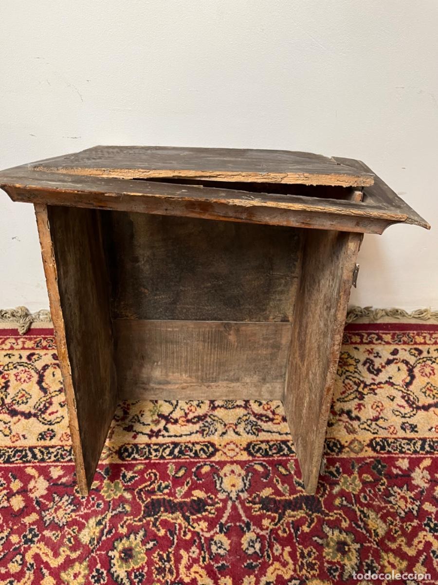 Antig&uuml;edades: Caja de reloj en madera para restaurar - Foto 18
