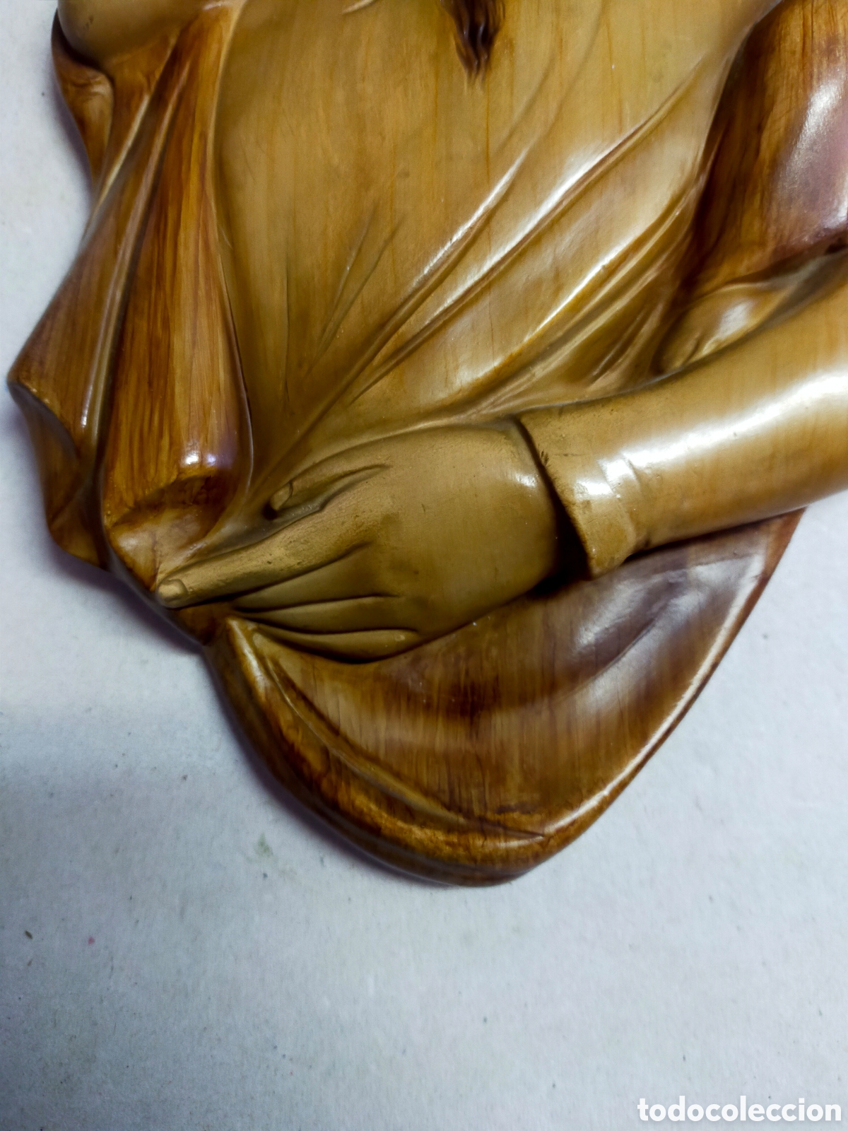 Antig&uuml;edades: VIRGEN CON NI&Ntilde;O EN ESCAYOLA. - Foto 5