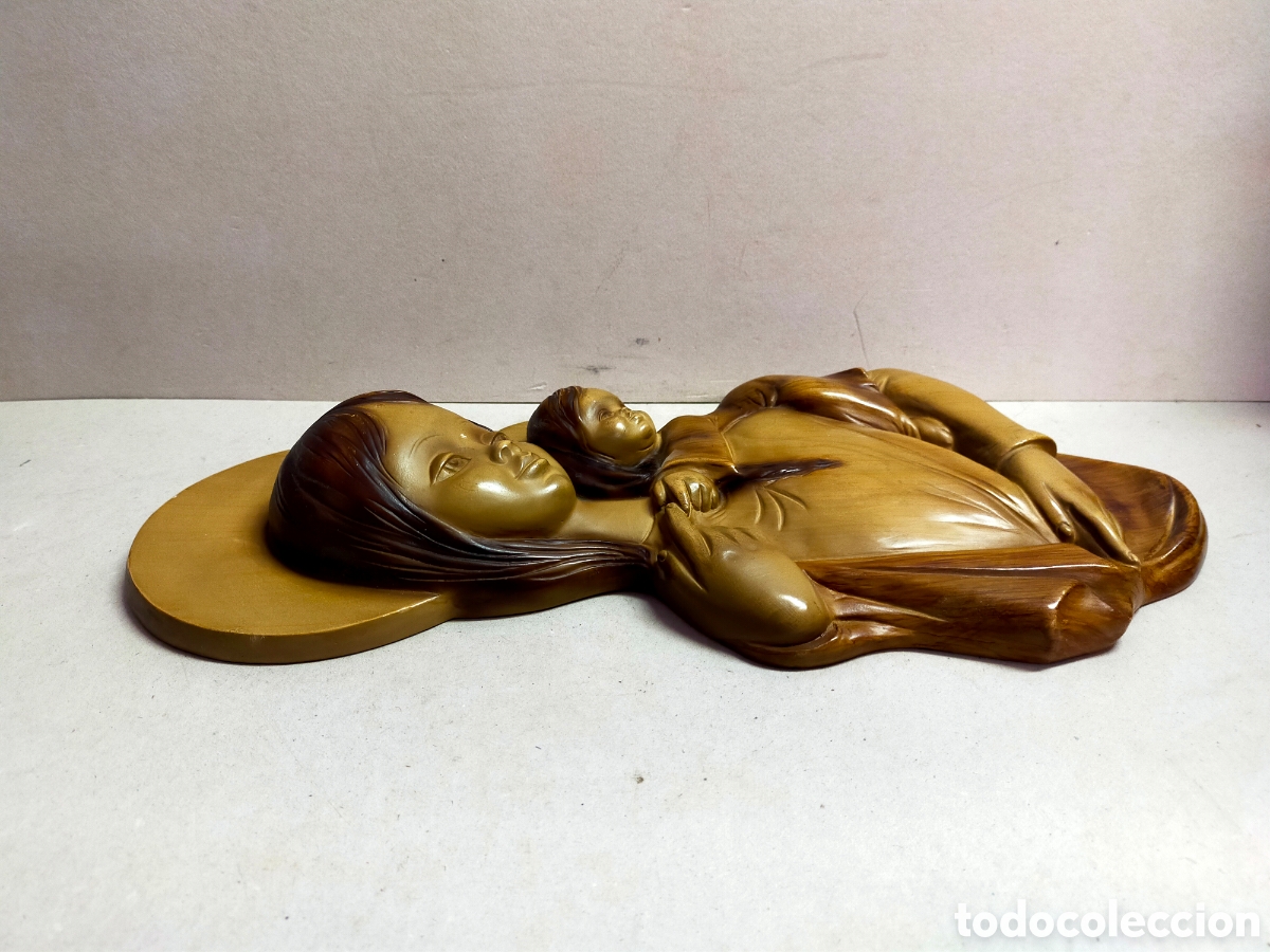 Antig&uuml;edades: VIRGEN CON NI&Ntilde;O EN ESCAYOLA. - Foto 8