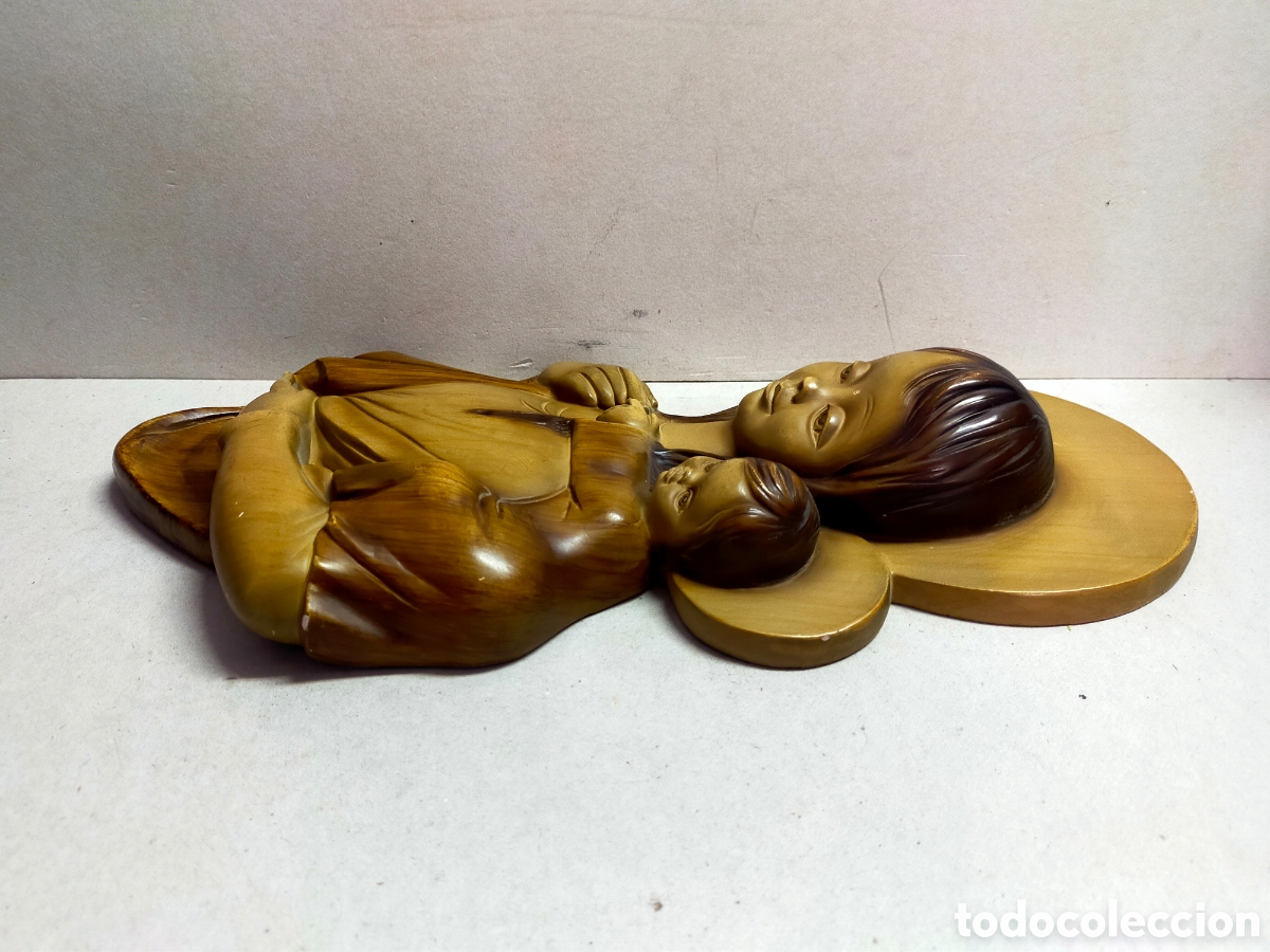 Antig&uuml;edades: VIRGEN CON NI&Ntilde;O EN ESCAYOLA. - Foto 9
