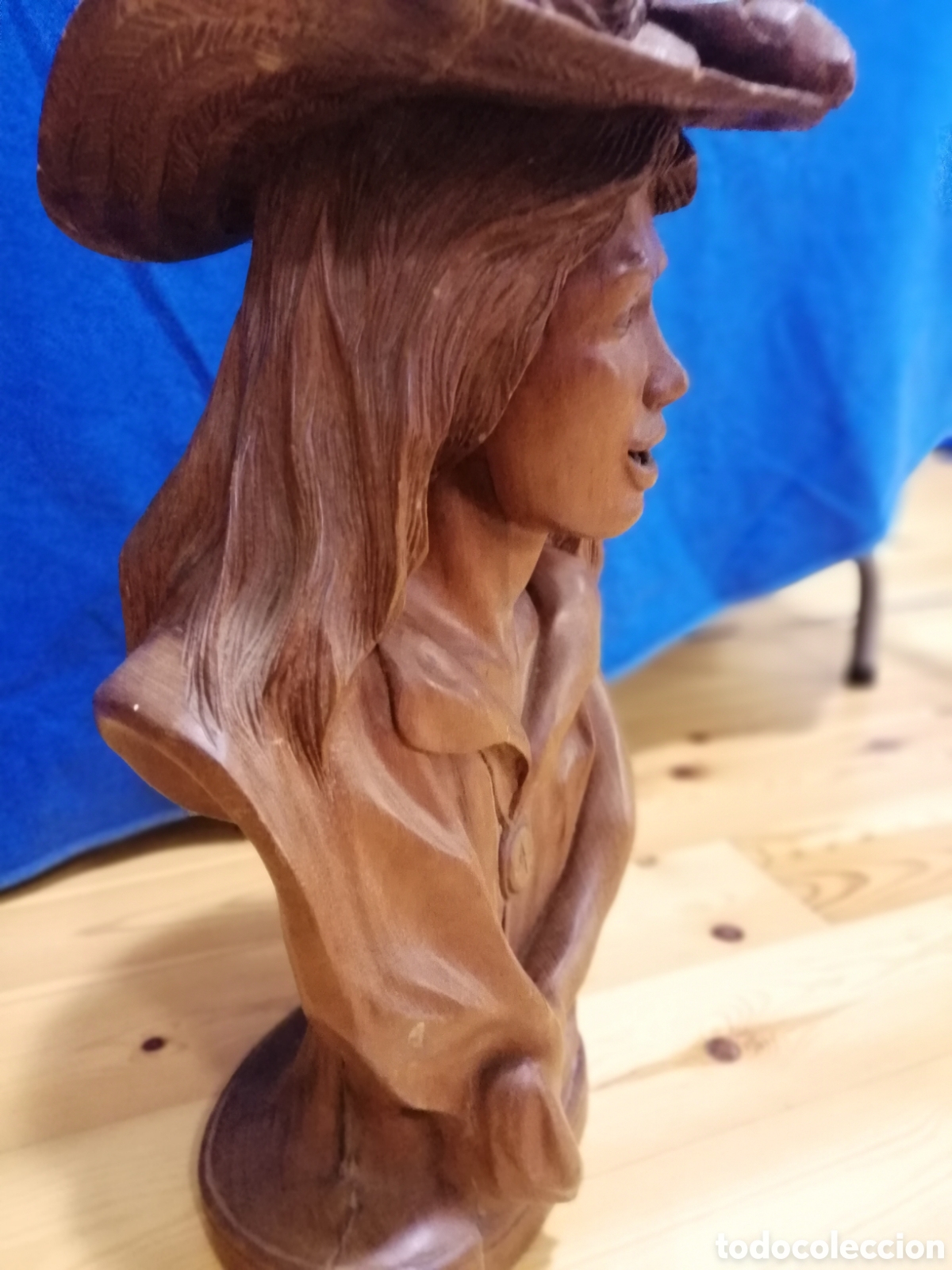 Antig&uuml;edades: Figura de madera tropical - Foto 2