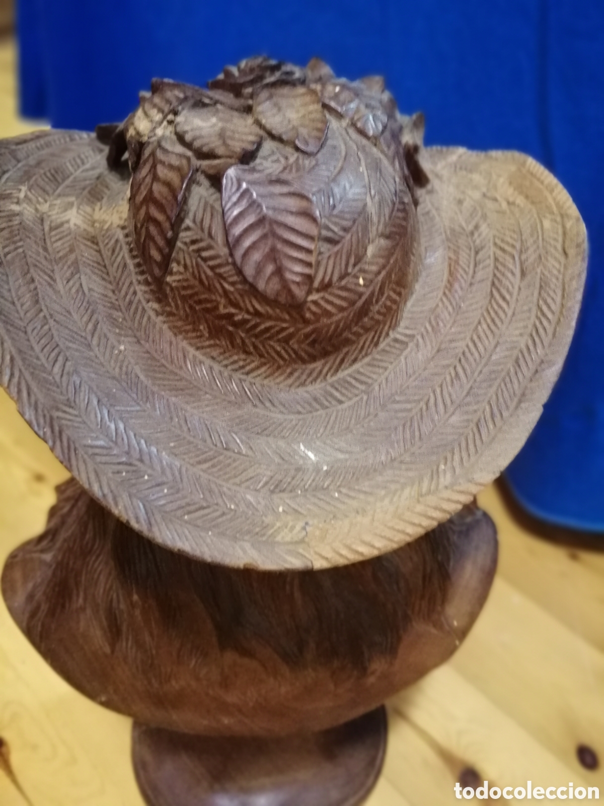 Antig&uuml;edades: Figura de madera tropical - Foto 3