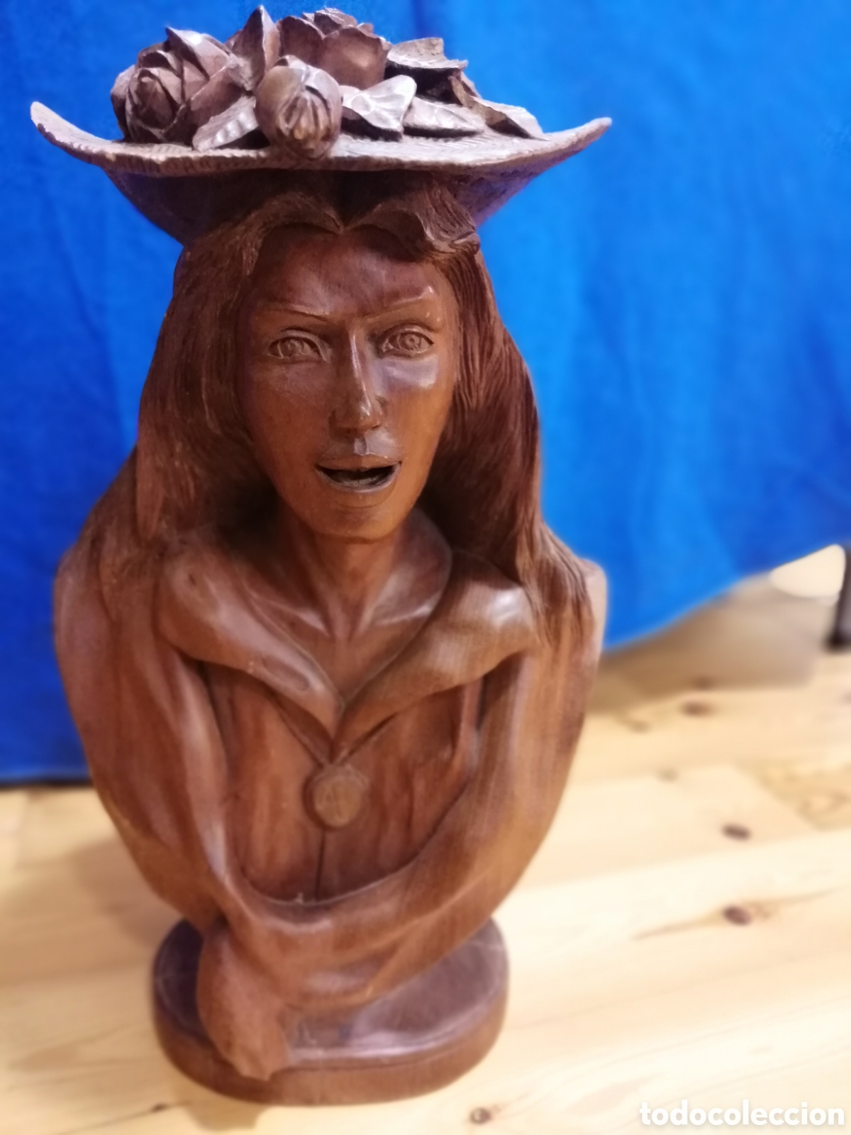 Antig&uuml;edades: Figura de madera tropical - Foto 6