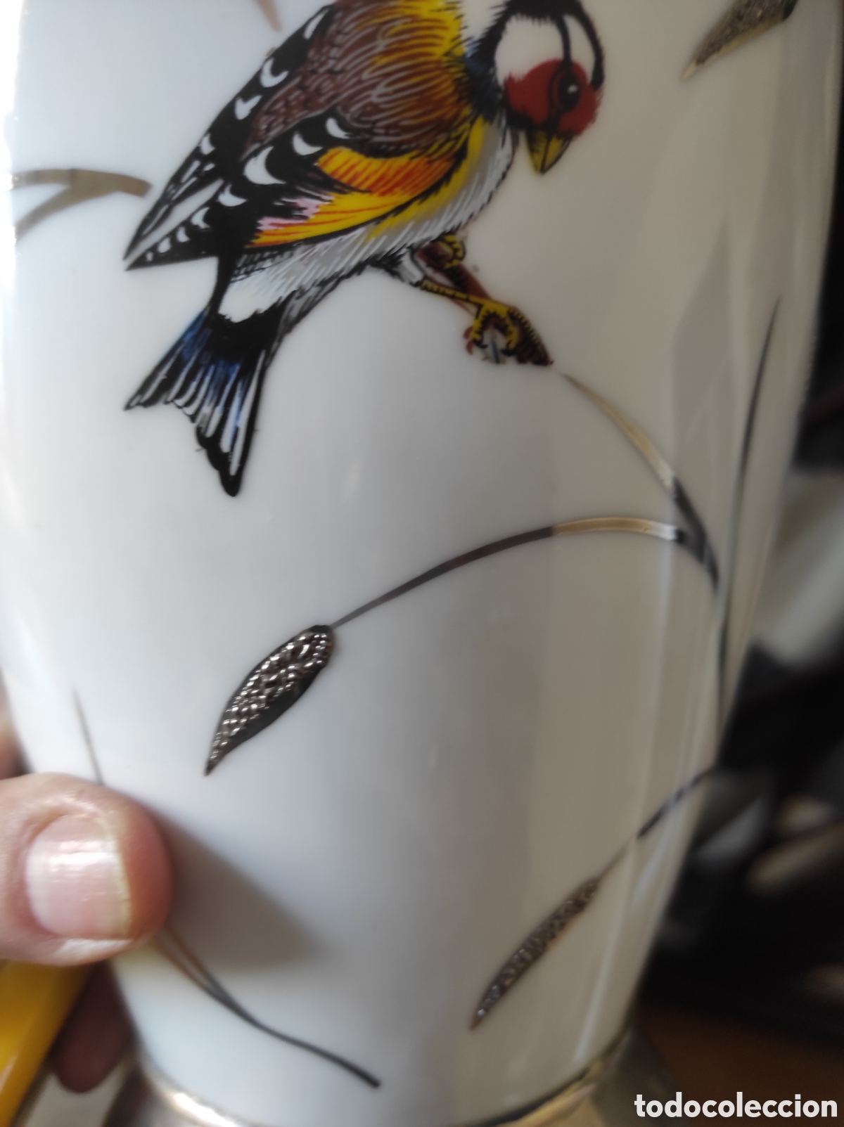 Antig&uuml;edades: Jarr&oacute;n porcelana y plata de Ley - Foto 4