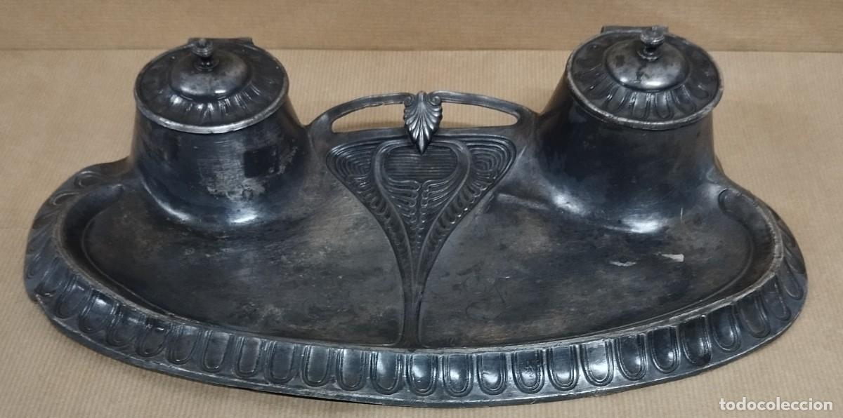 Antig&uuml;edades: TINTERO DE ESTA&Ntilde;O SIGLO XIX - Foto 1