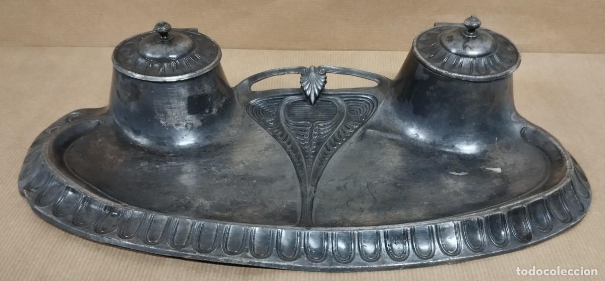 Antig&uuml;edades: TINTERO DE ESTA&Ntilde;O SIGLO XIX - Foto 4