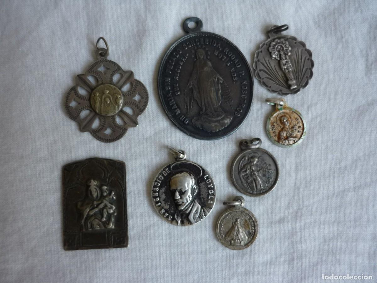 Antig&uuml;edades: 8 medallas antiguas de plata - Foto 2