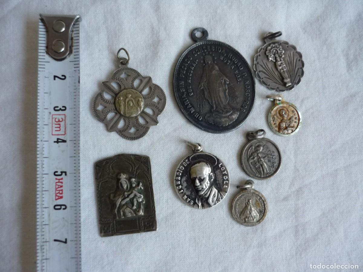 Antig&uuml;edades: 8 medallas antiguas de plata - Foto 3