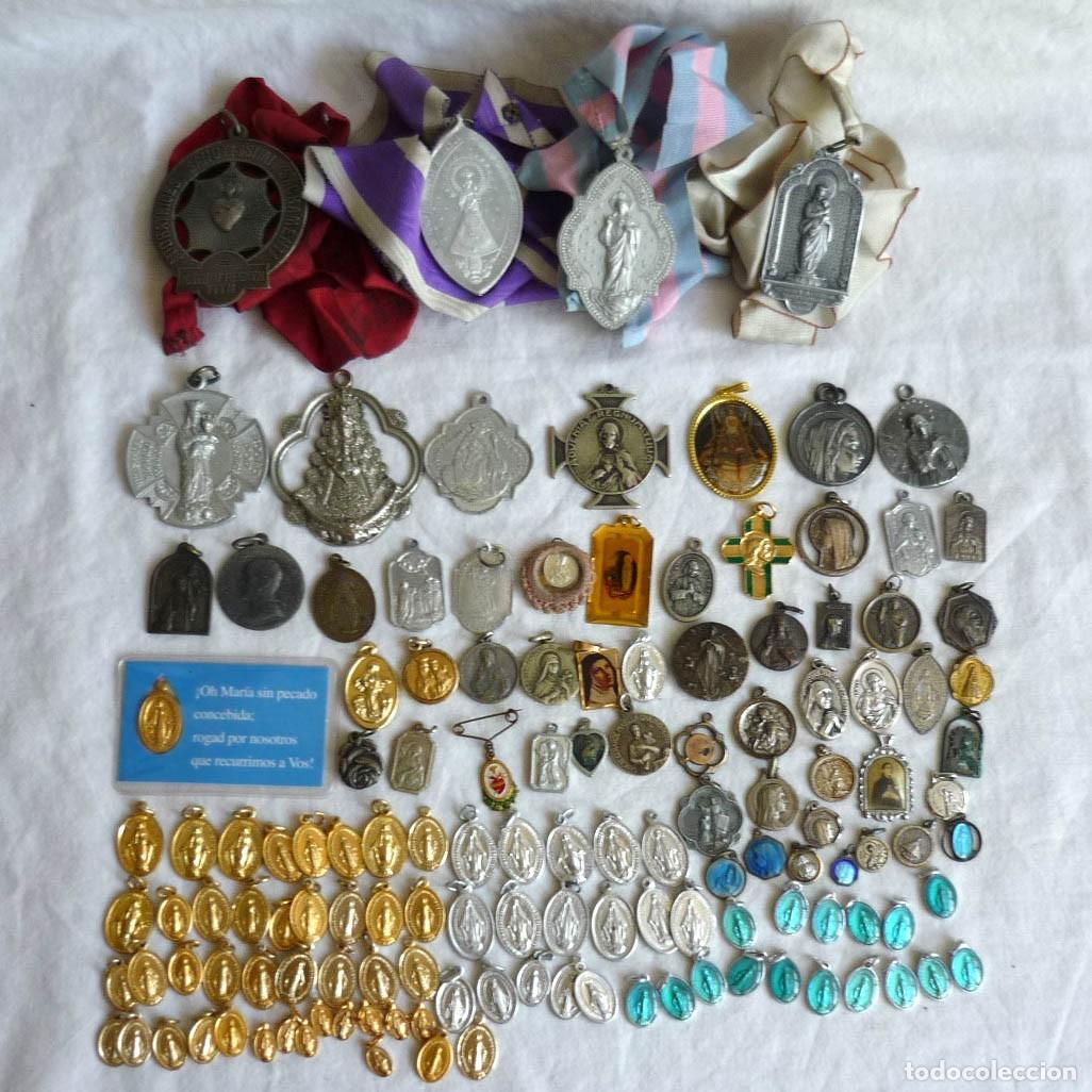 Antig&uuml;edades: Colecci&oacute;n de medallas religiosas - Foto 1