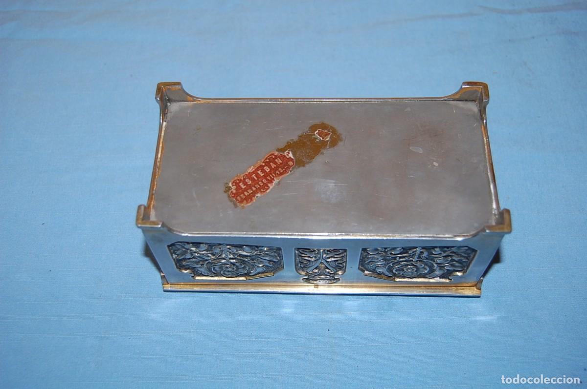 Antig&uuml;edades: CAJA DE BRONCE MODERNISTA - Foto 7