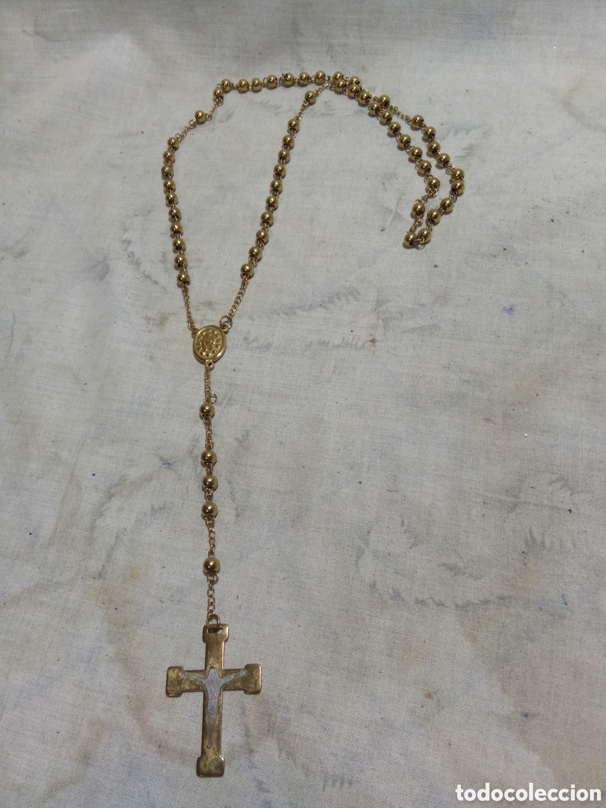 Antig&uuml;edades: ORIGINAL ROSARIO DORADO - Foto 1