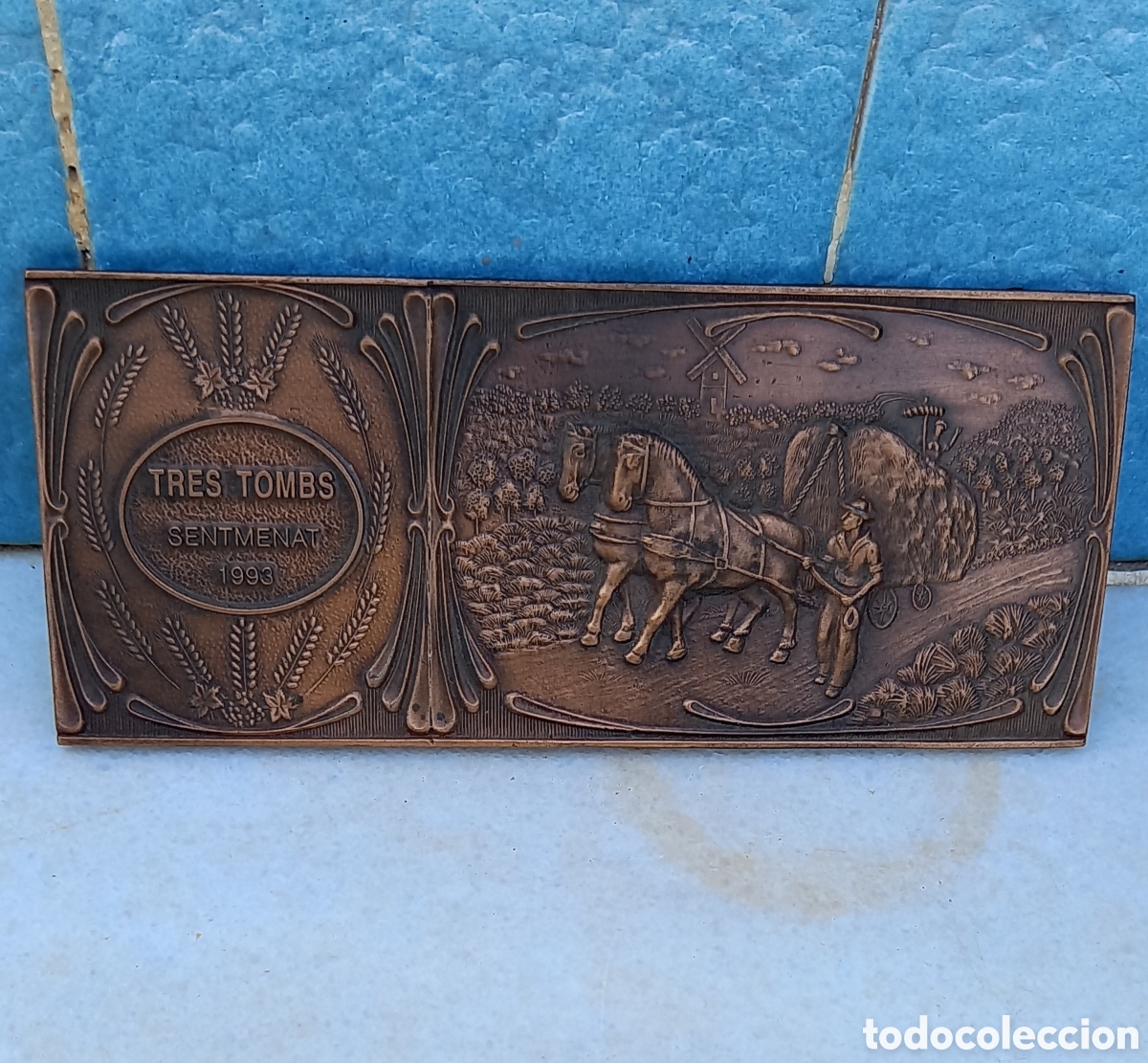 PLACA TRES TOMBS 1993