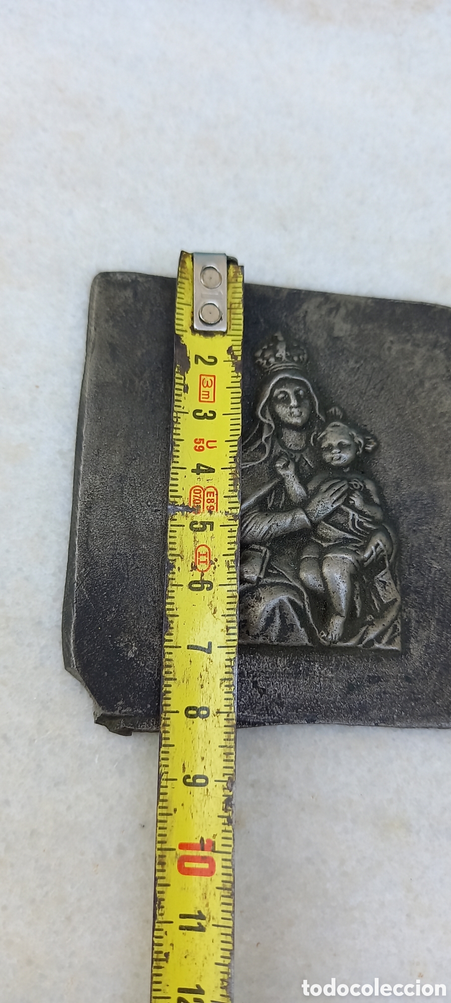 Antig&uuml;edades: ANTIGUA PLACA VIRGEN - Foto 6