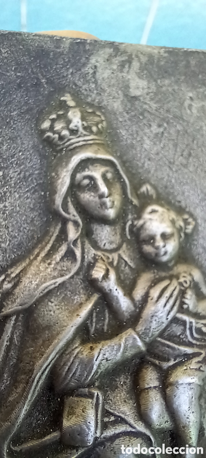 Antig&uuml;edades: ANTIGUA PLACA VIRGEN - Foto 9