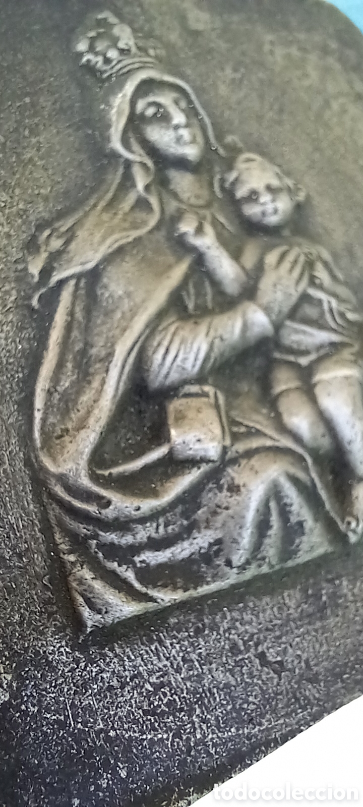 Antig&uuml;edades: ANTIGUA PLACA VIRGEN - Foto 10