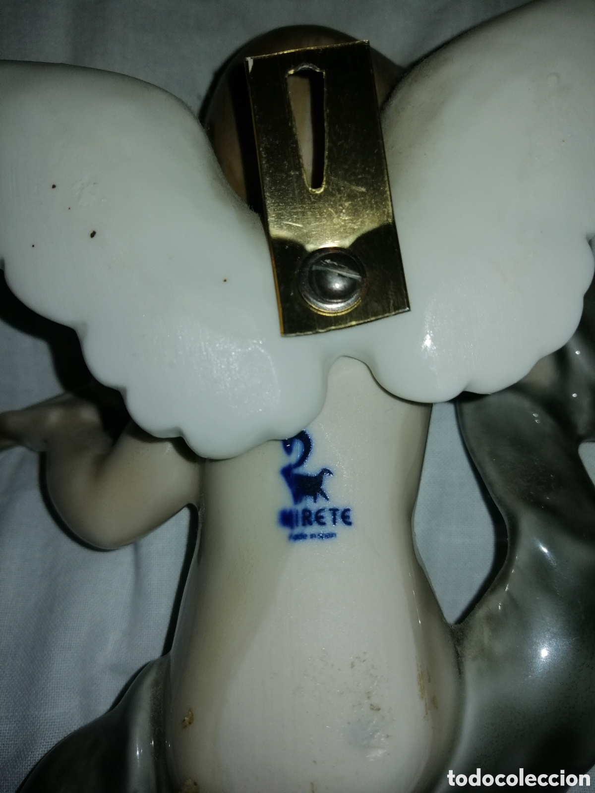 Antig&uuml;edades: Angel angelito querub&iacute;n con violin mirete - Foto 3