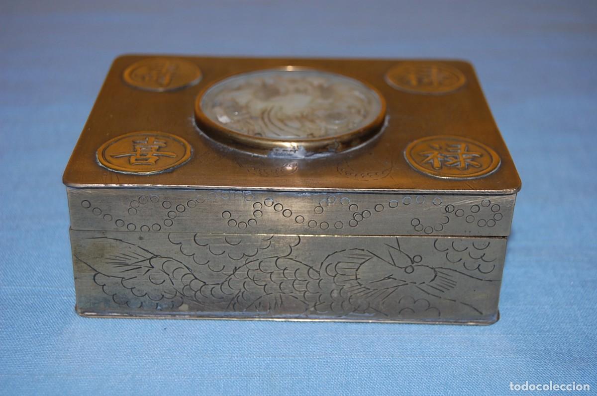 Antig&uuml;edades: CAJA ORIENTAL DE LATON - Foto 2