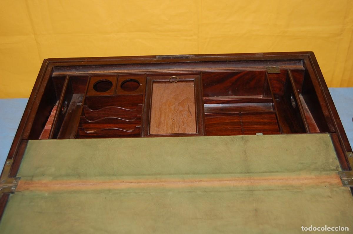 Antig&uuml;edades: CAJA ESCRITORIO DE BARCO - Foto 7