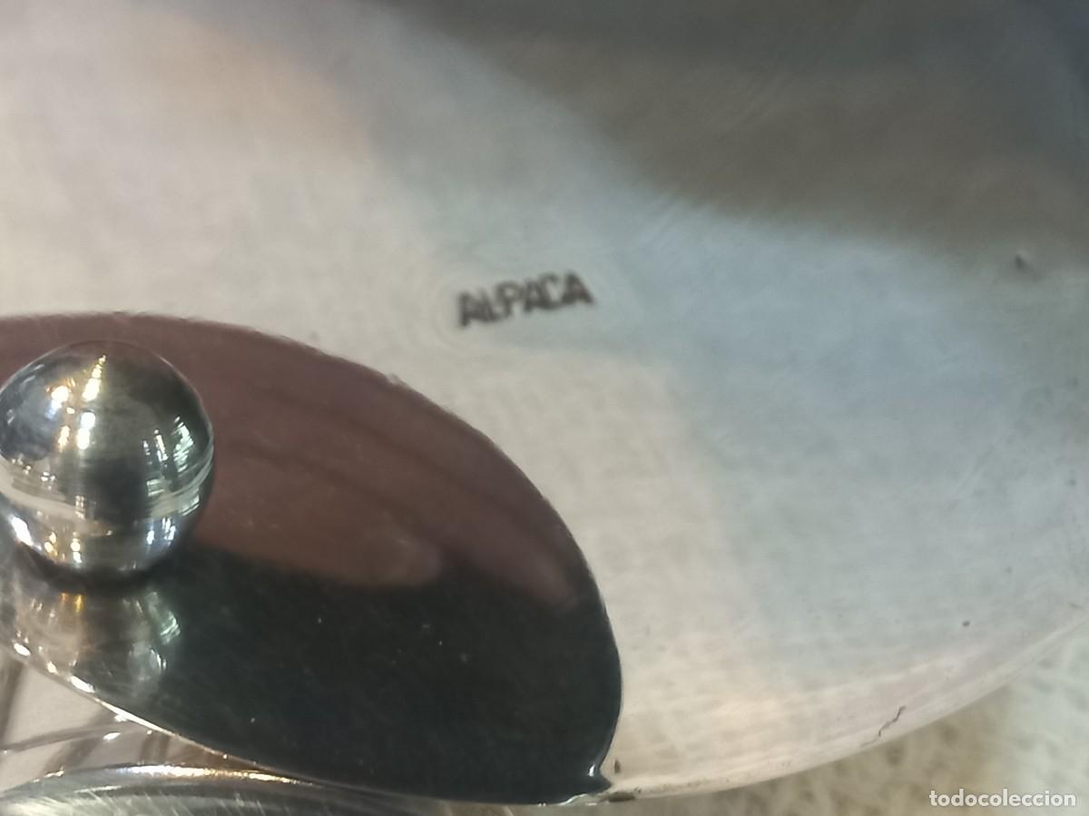Antig&uuml;edades: DOS BOTES (caf&eacute;) &uml;ALPACA&uml; 15cm - Foto 11
