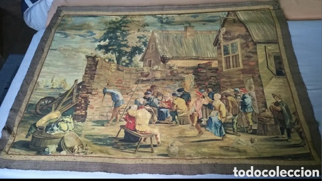 Antig&uuml;edades: Tapiz italiano de la Provenza - Foto 1