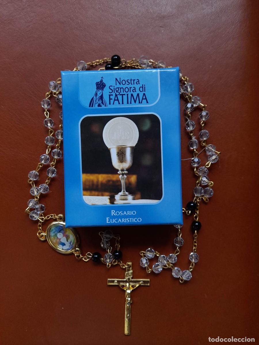 Antig&uuml;edades: Rosario Eucar&iacute;stico con su caja - Foto 1