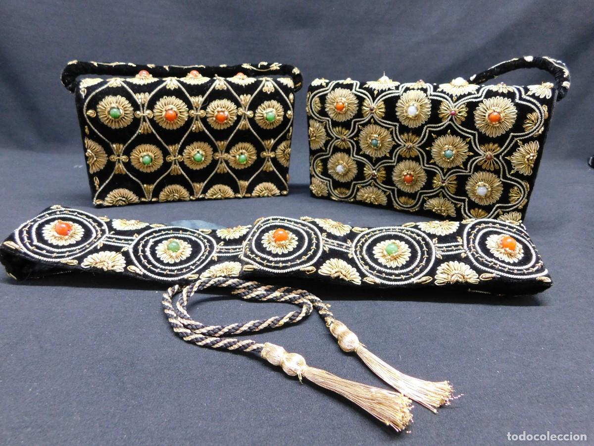 Antig&uuml;edades: CONJUNTO BOLSOS Y CINTUR&Oacute;N VINTAGE - Foto 1