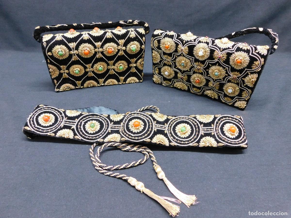 Antig&uuml;edades: CONJUNTO BOLSOS Y CINTUR&Oacute;N VINTAGE - Foto 2