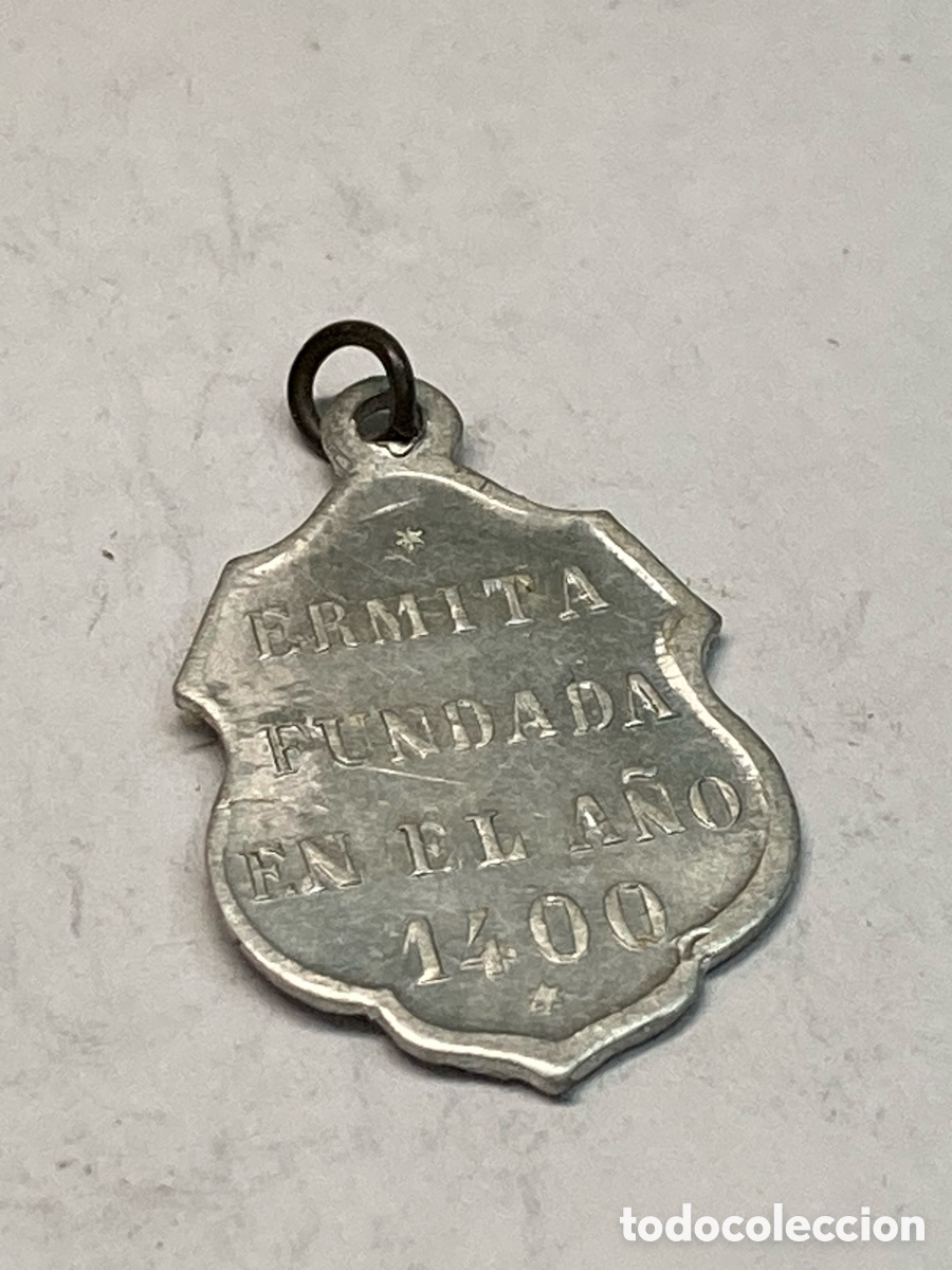 Antig&uuml;edades: Medalla de metal religioso C260 - Foto 2