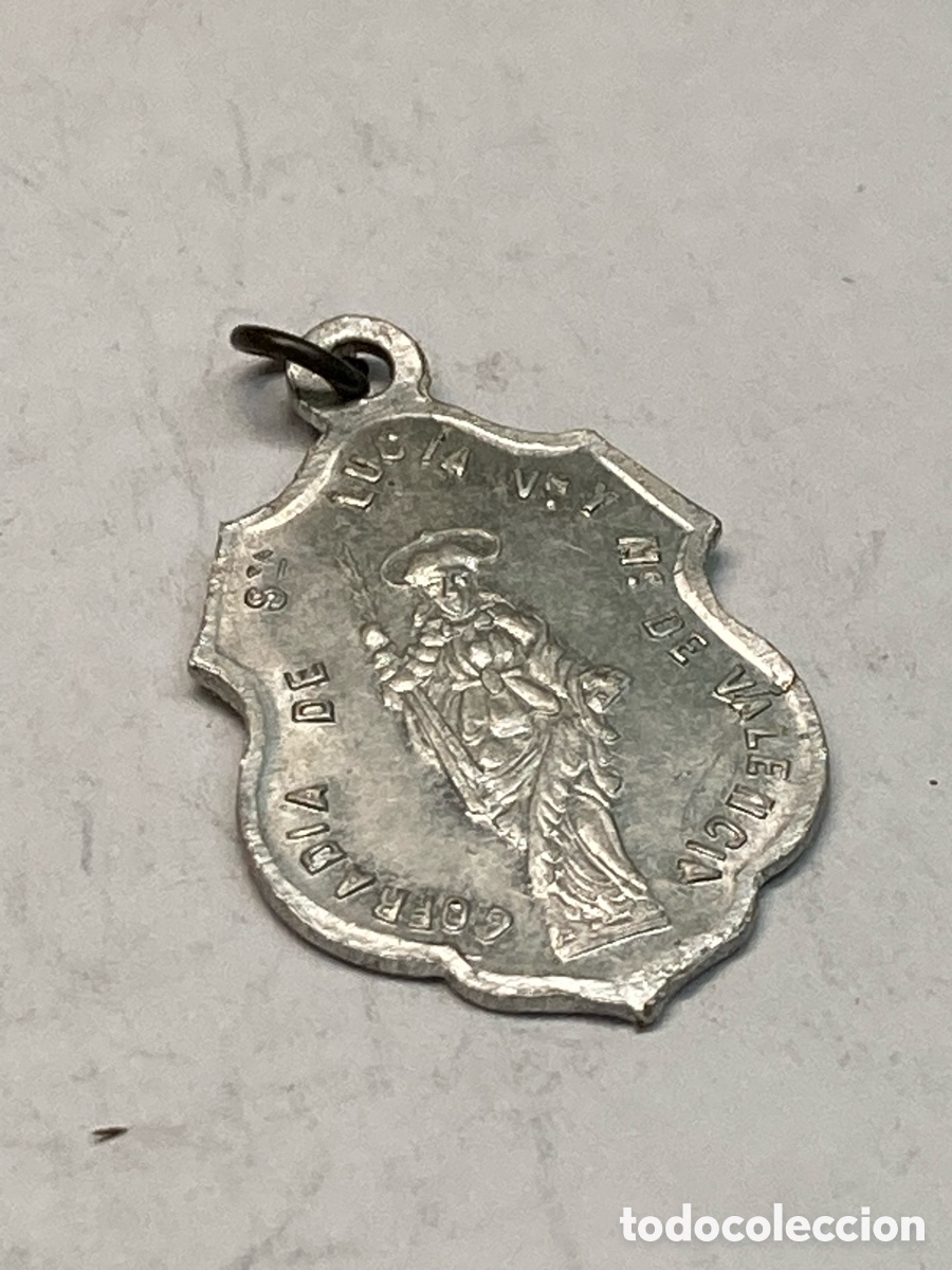 Antig&uuml;edades: Medalla de metal religioso C260 - Foto 1