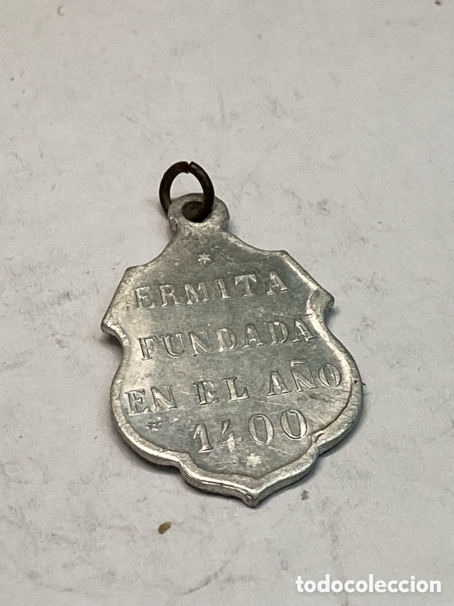 Antig&uuml;edades: Medalla de metal religioso C260 - Foto 2
