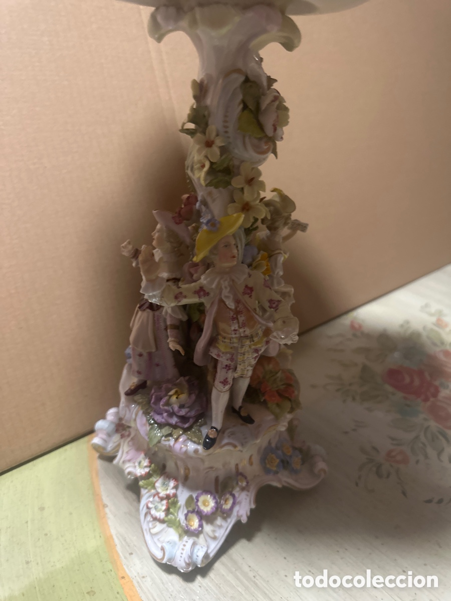 Antig&uuml;edades: Centro de porcelana de coleccion - Foto 7