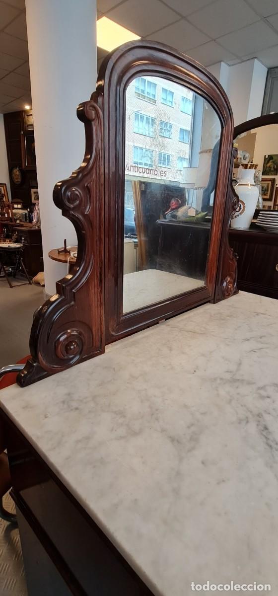 Antig&uuml;edades: C&oacute;moda peinadora de palosanto - Foto 4