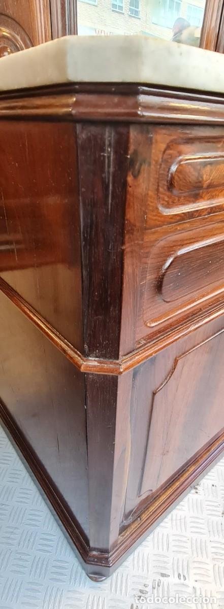 Antig&uuml;edades: C&oacute;moda peinadora de palosanto - Foto 6