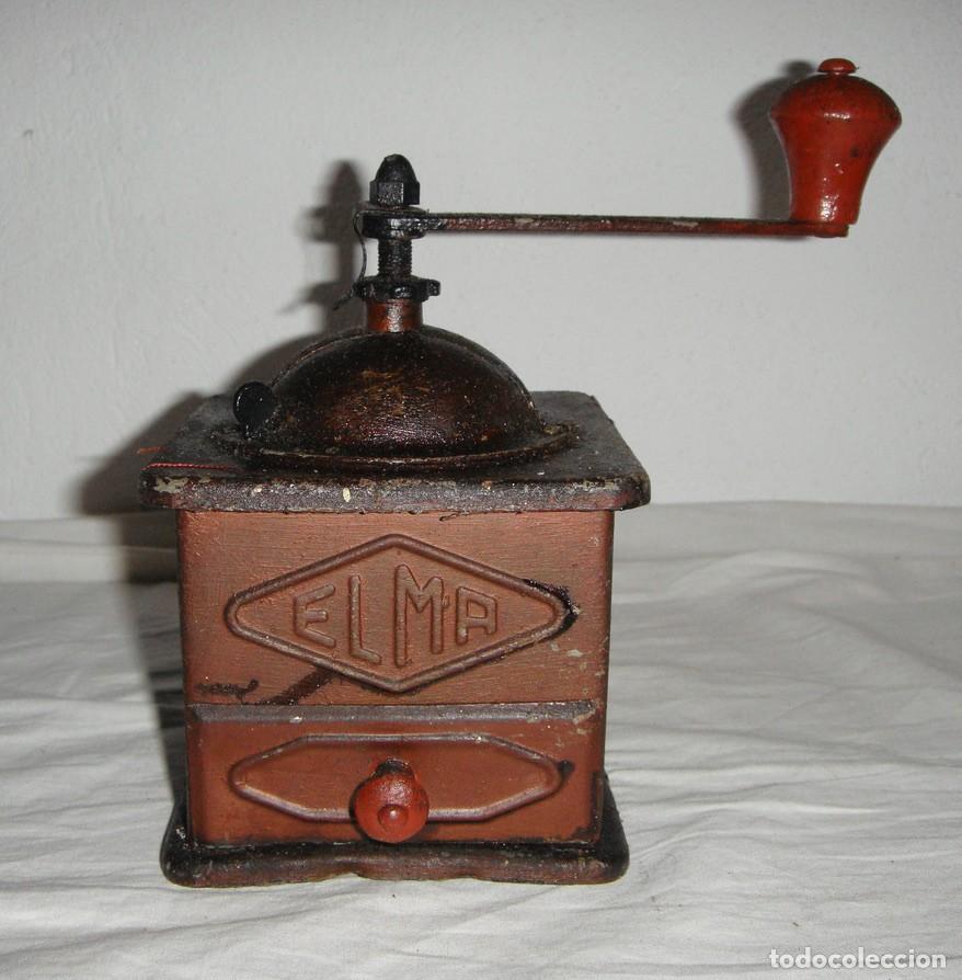 Antig&uuml;edades: Molinillo de Caf&eacute;. Hojalata. ELMA. - Foto 1