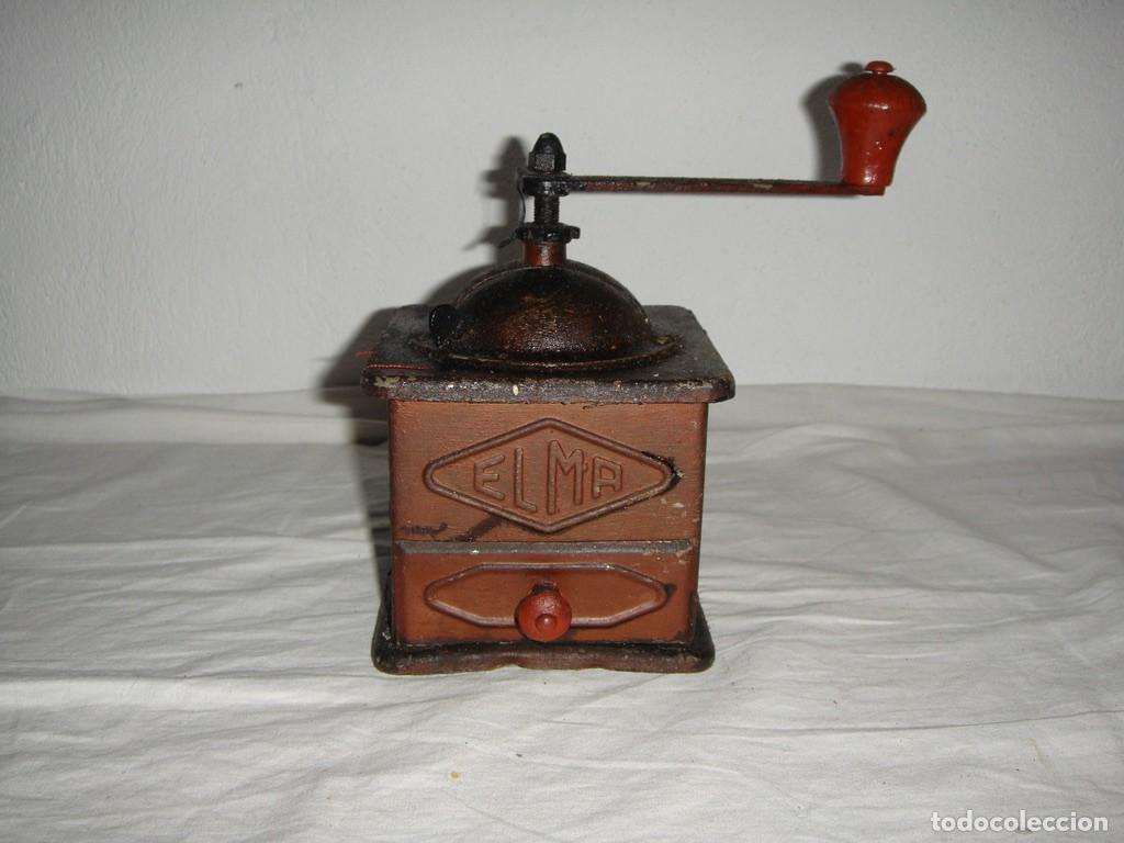 Antig&uuml;edades: Molinillo de Caf&eacute;. Hojalata. ELMA. - Foto 2