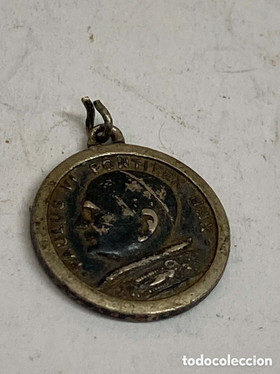 Antig&uuml;edades: Medalla de plata religioso/C261 - Foto 1