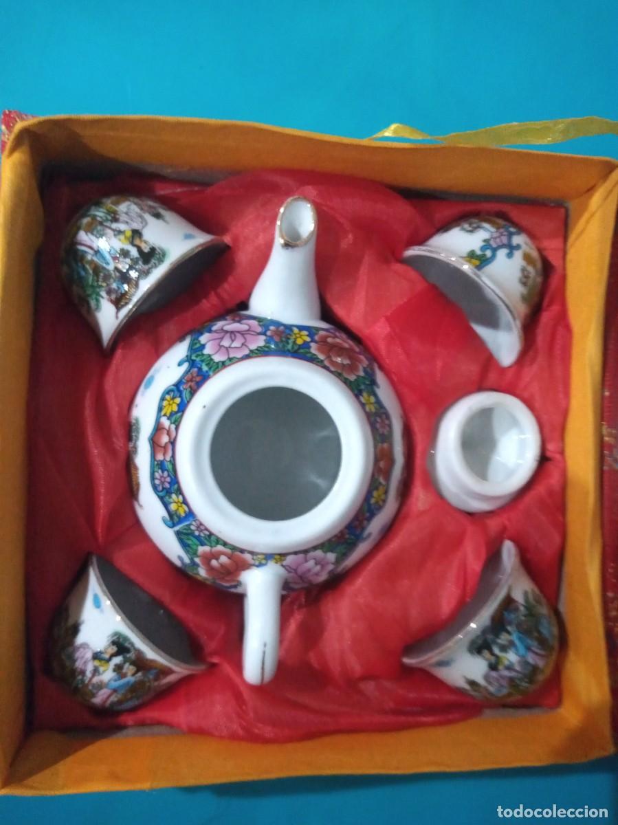 Antig&uuml;edades: SET DE TE PORCELANA CHINA - Foto 2