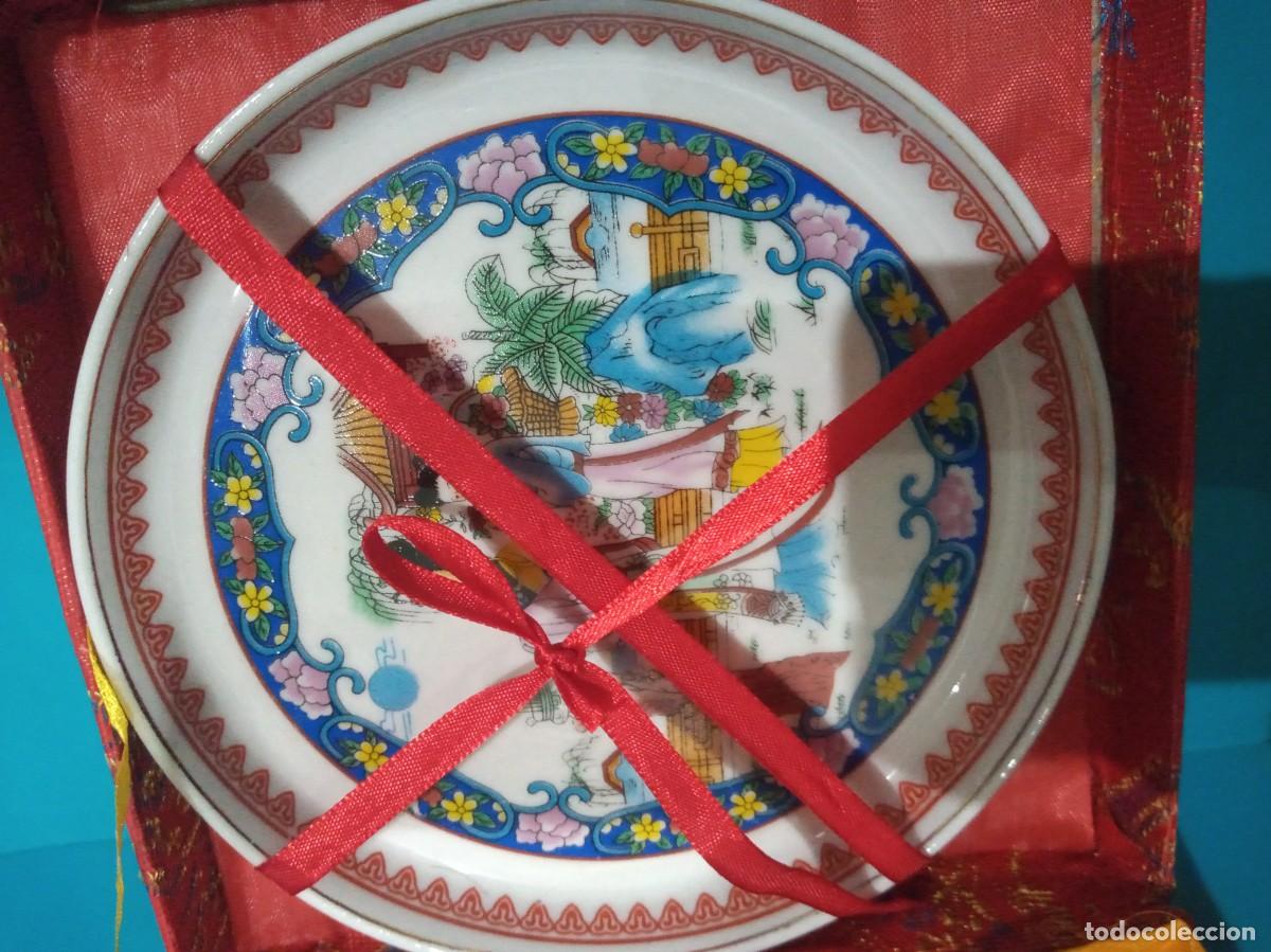 Antig&uuml;edades: SET DE TE PORCELANA CHINA - Foto 3