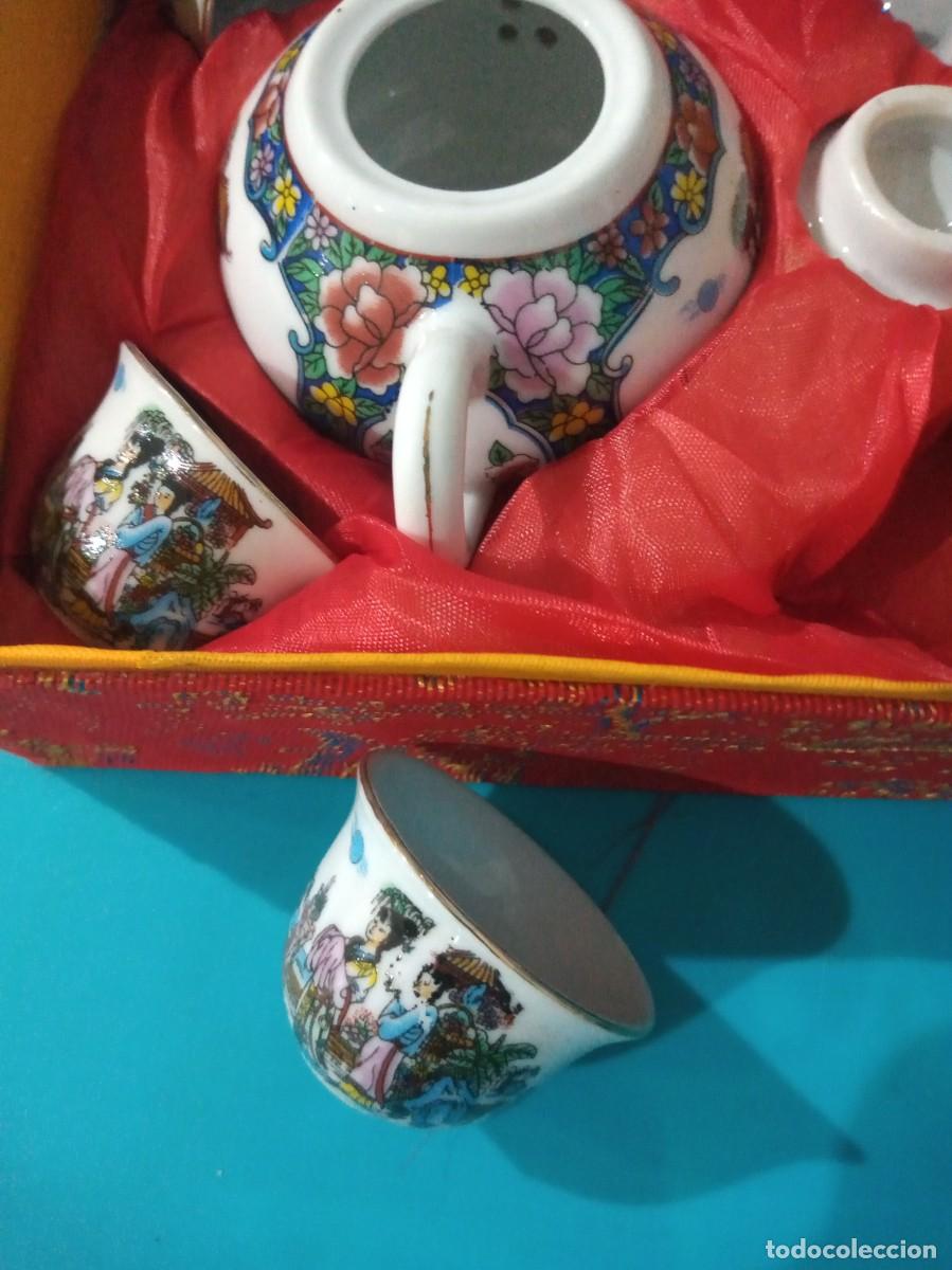 Antig&uuml;edades: SET DE TE PORCELANA CHINA - Foto 4