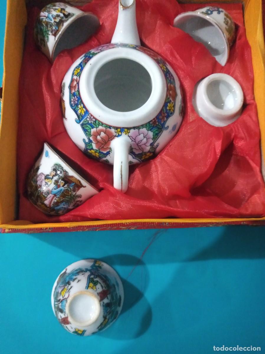 Antig&uuml;edades: SET DE TE PORCELANA CHINA - Foto 5