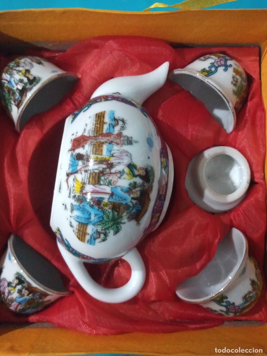 Antig&uuml;edades: SET DE TE PORCELANA CHINA - Foto 6