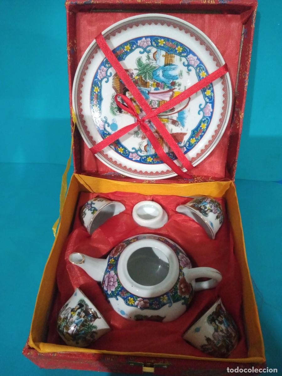 Antig&uuml;edades: SET DE TE PORCELANA CHINA - Foto 1