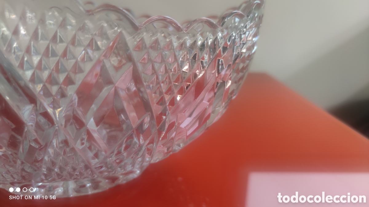 Antig&uuml;edades: GRAN CENTRO DE CRISTAL TALLADO - Foto 3