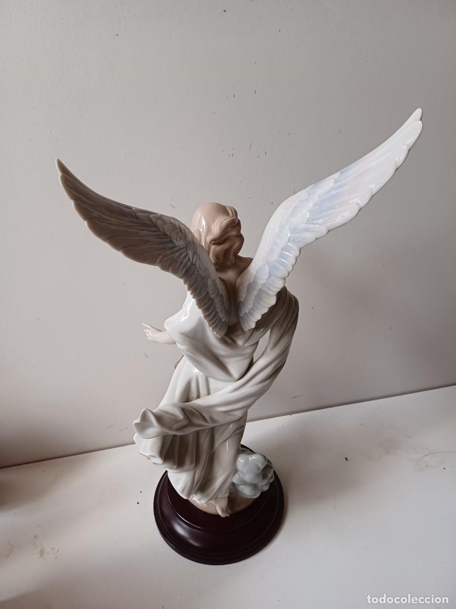 Antig&uuml;edades: LLADRO ANGEL DE LA GUARDA 56 cms - Foto 3