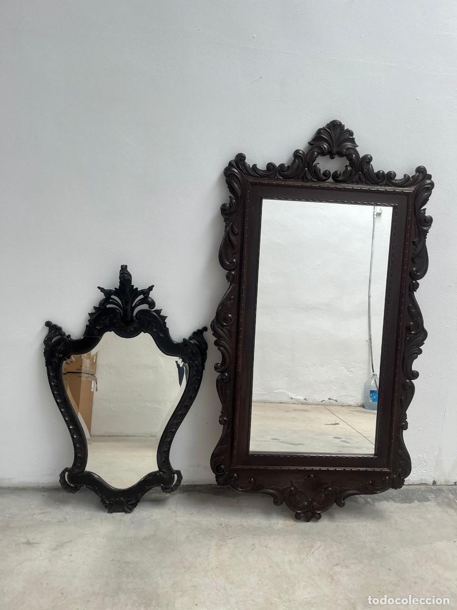 Antig&uuml;edades: Espejo biselado y espejo rectangular. - Foto 1