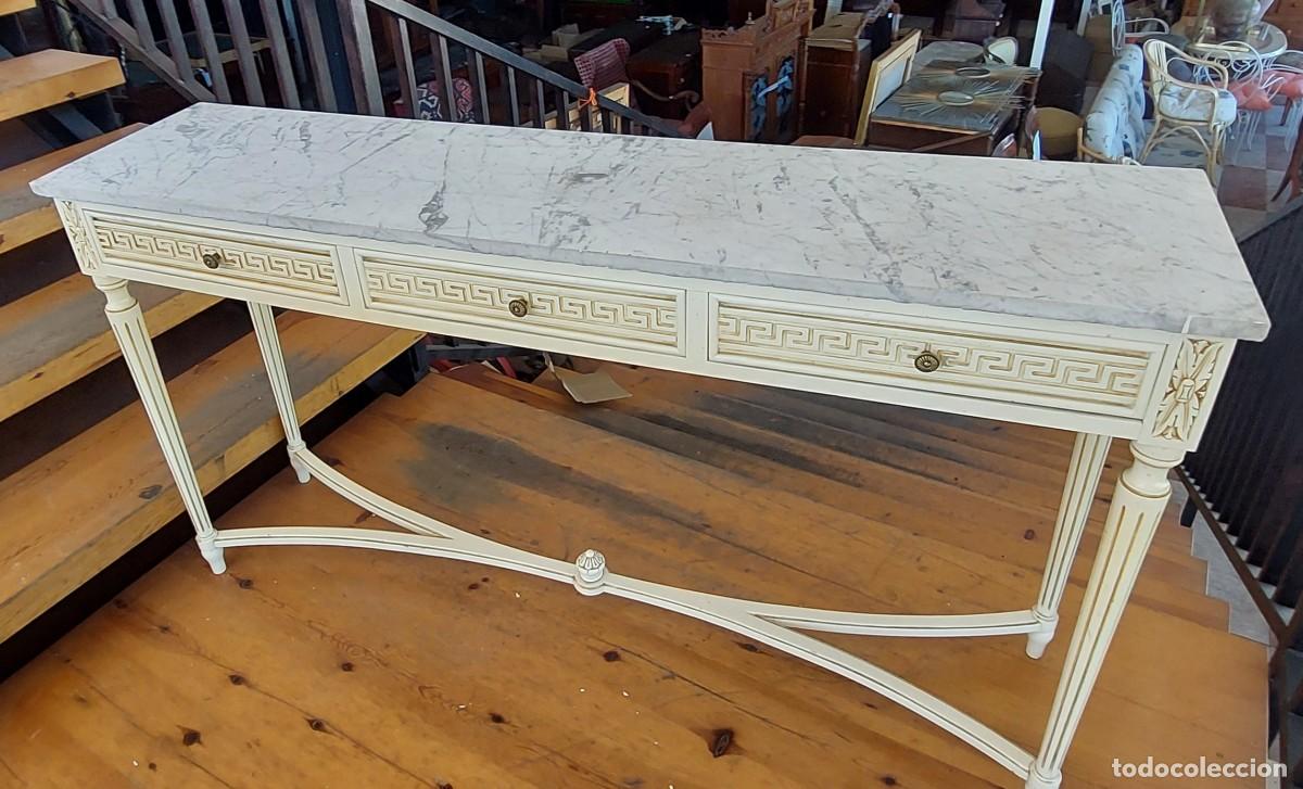Antig&uuml;edades: Consola estilo Luis XVI - Foto 1