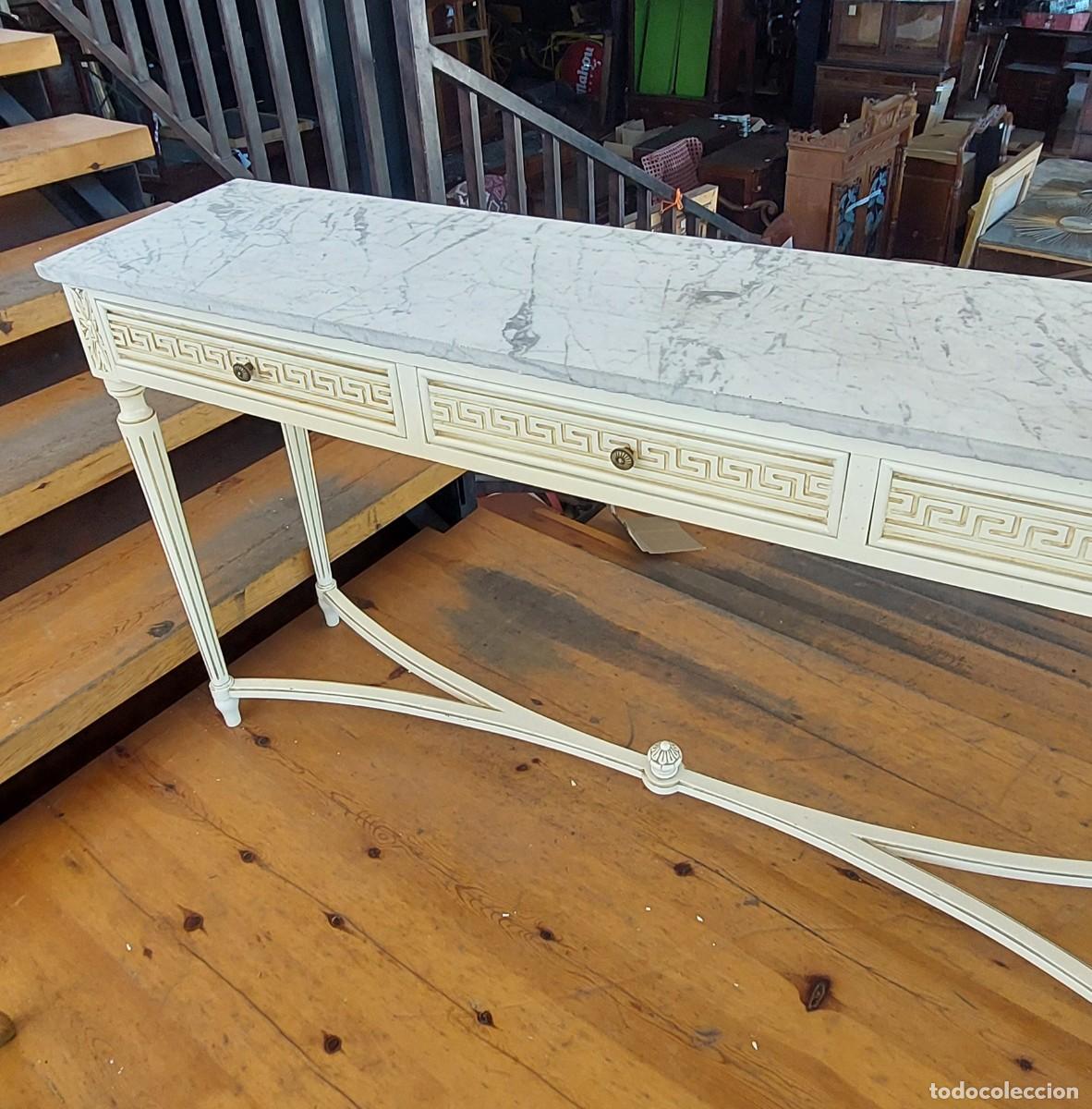 Antig&uuml;edades: Consola estilo Luis XVI - Foto 3